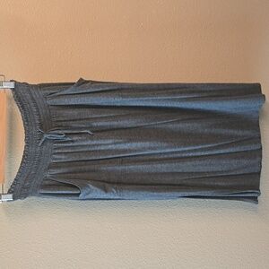 Grace and Lace Gray Midi Skirt